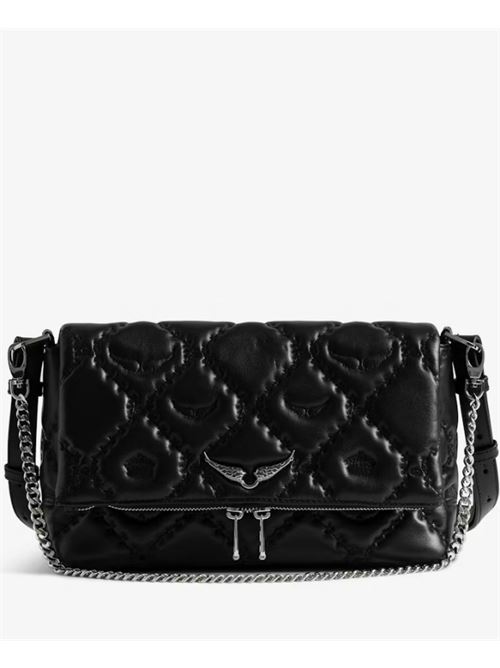 ROCKY II QUILTED MONOGRAM ZADIG&VOLTAIRE | LWBA04058011 BLACK